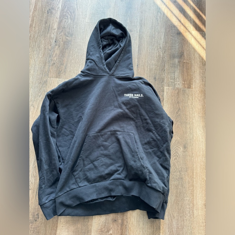 Three Nails- - Seek The Kingdom Hoodie - Med/Large